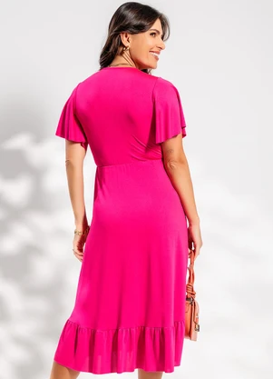 Rosalie - Vestido Pink em Malha com Elastano - ROSALIE