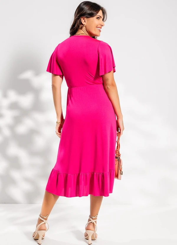 Rosalie - Vestido Pink em Malha com Elastano 4