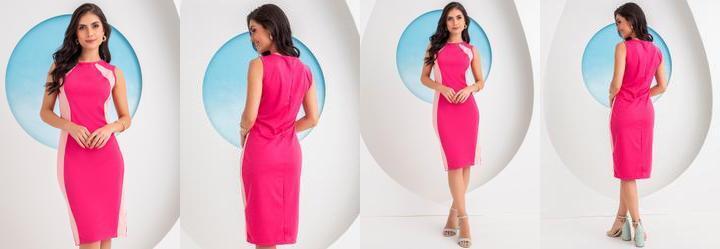 Vestido Pink em Malha