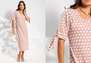 Vestido Po Nude em Malha