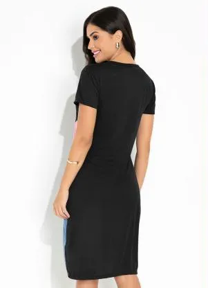 Rosalie - Vestido Preto com Recortes - ROSALIE
