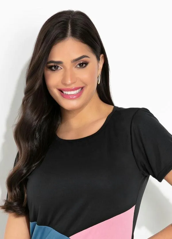 Rosalie - Vestido Preto com Recortes 3