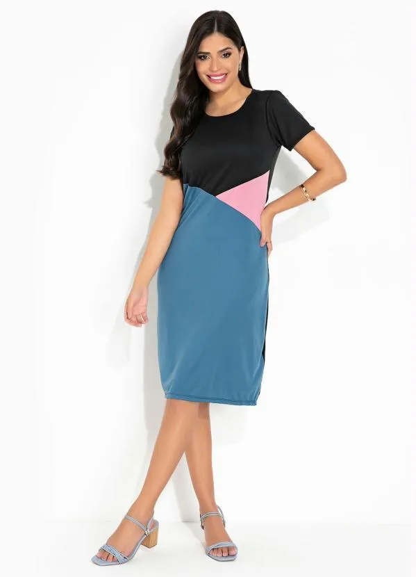 Rosalie - Vestido Preto com Recortes 4