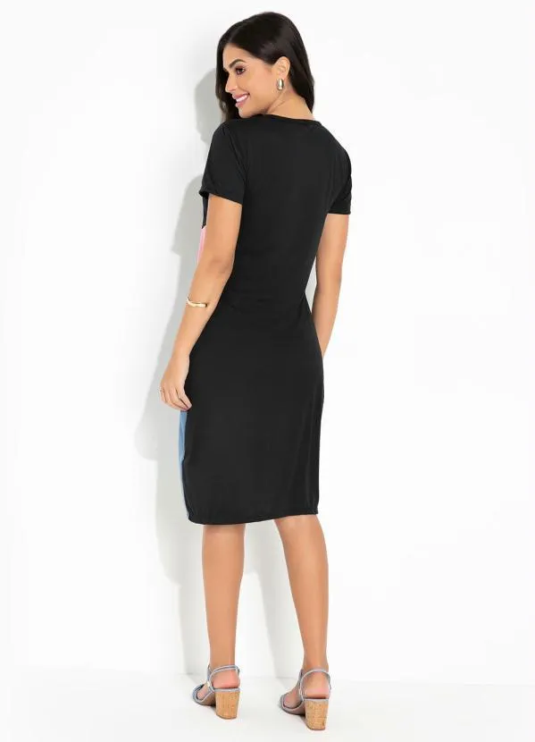 Rosalie - Vestido Preto com Recortes 5