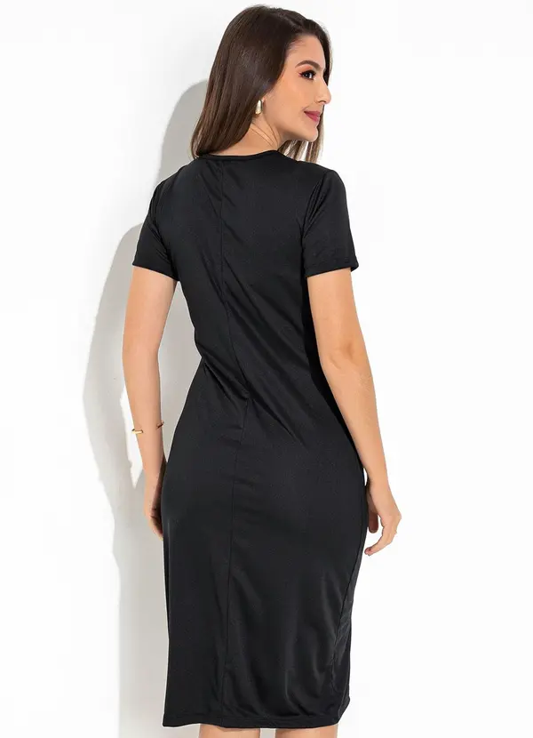 Rosalie - Vestido Preto em Malha 2