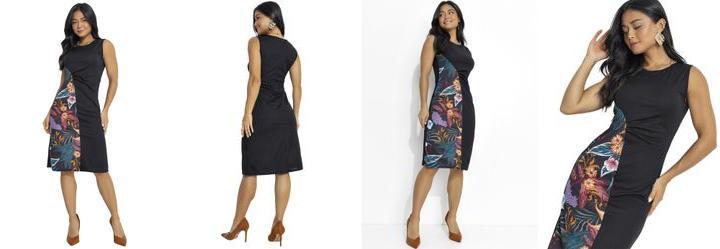 Vestido Preto em Malha