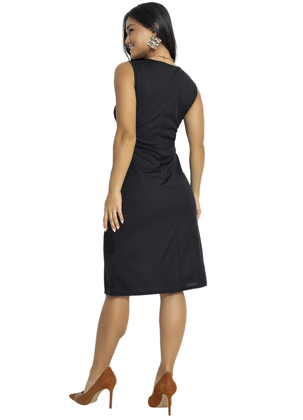 Rosalie - Vestido Preto em Malha 2