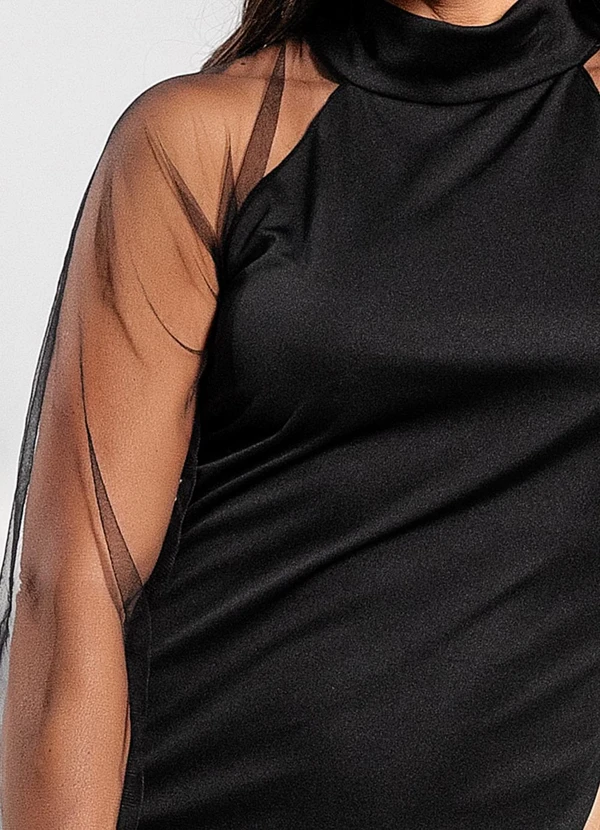 Rosalie - Vestido Preto em Malha 5