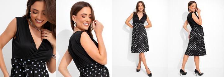 Vestido Preto em Malha