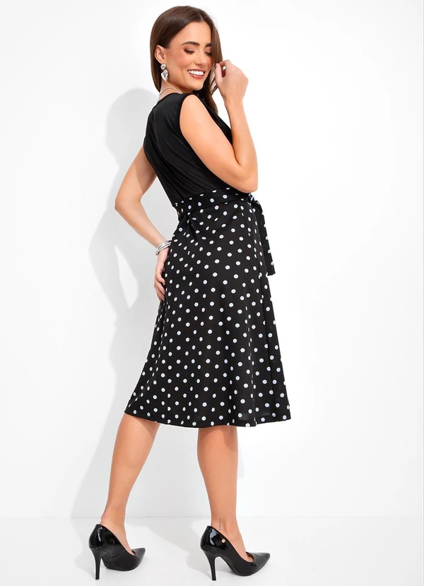 Rosalie - Vestido Preto em Malha 4