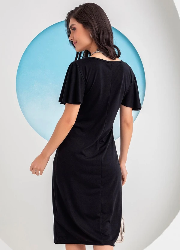 Rosalie - Vestido Preto em Poliviscose 2