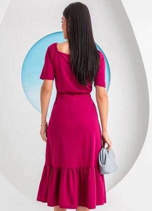 Rosalie - Vestido Púrpura em Malha - ROSALIE