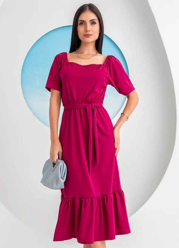 Rosalie - Vestido Púrpura em Malha