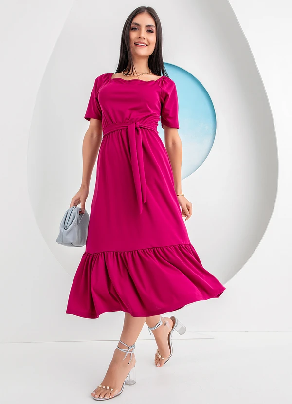 Rosalie - Vestido Púrpura em Malha 5