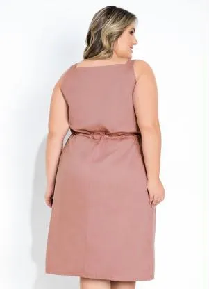 Rosalie - Vestido Rosa com Alças - ROSALIE