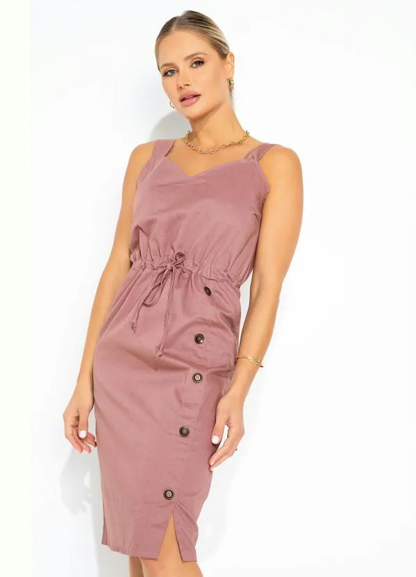 Rosalie - Vestido Rosa com Alças