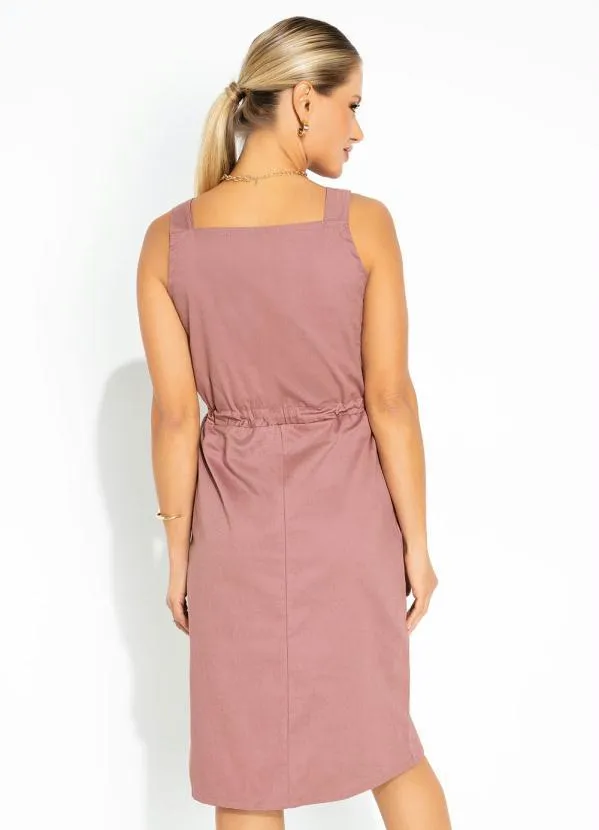 Rosalie - Vestido Rosa com Alças 10