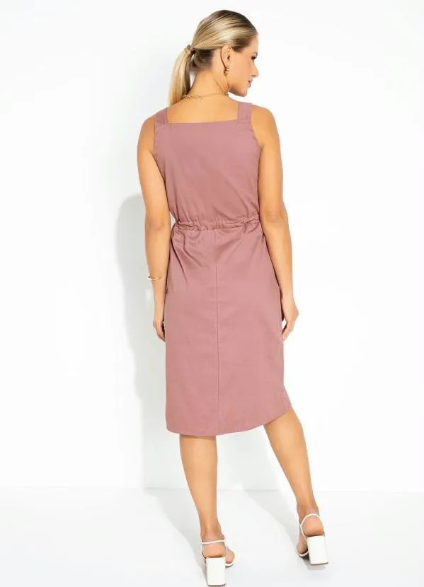 Rosalie - Vestido Rosa com Alças 7