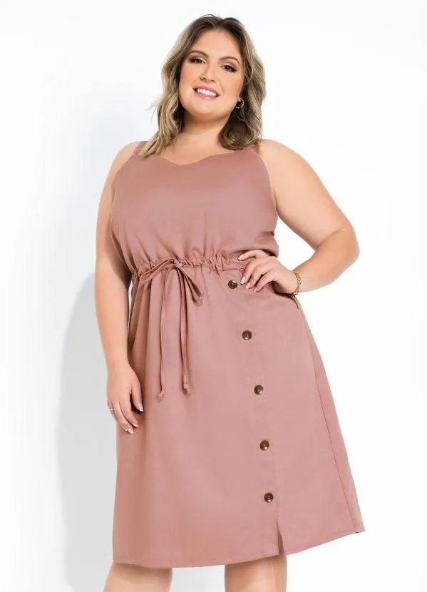 Rosalie - Vestido Rosa com Alças 6