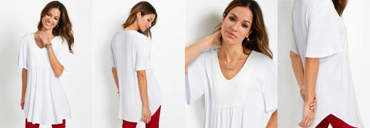 Bata Barra Arredondada Branca