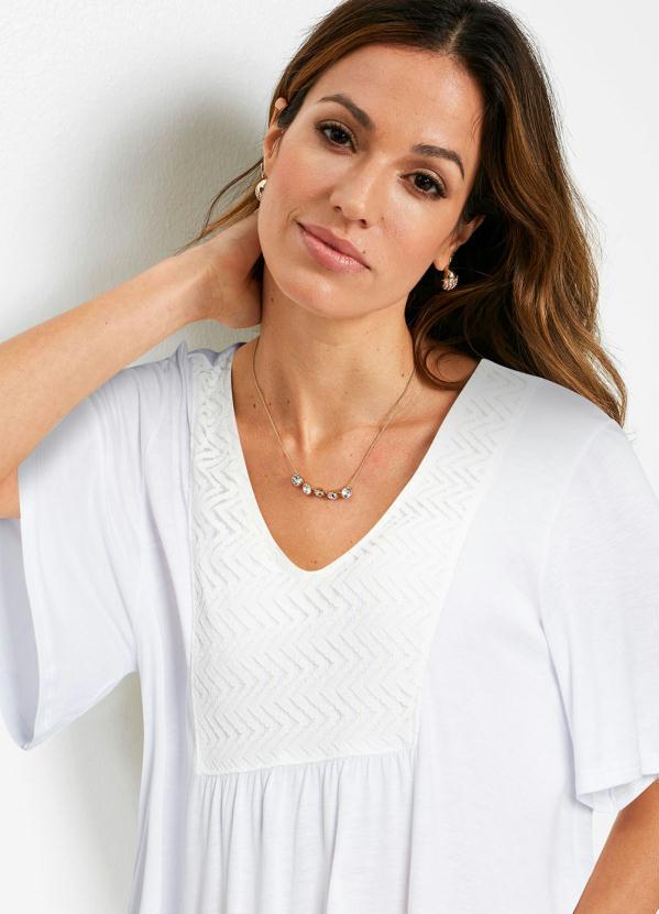 bonprix - Bata Barra Arredondada Branca 3