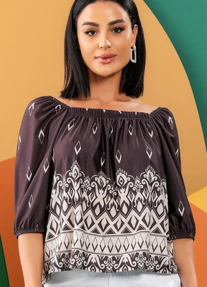 Quintess - Bata Barrado Folk em Malha Fria - QUINTESS