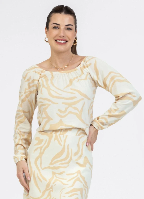 Habana - Bata em Viscose Off White