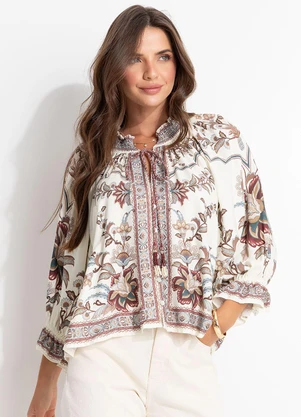 Farm - Bata Jardim Majestoso Vermelho - FARM