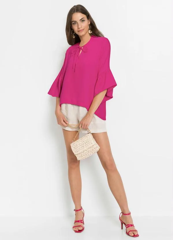 bonprix - Bata Mangas Amplas Pink 5