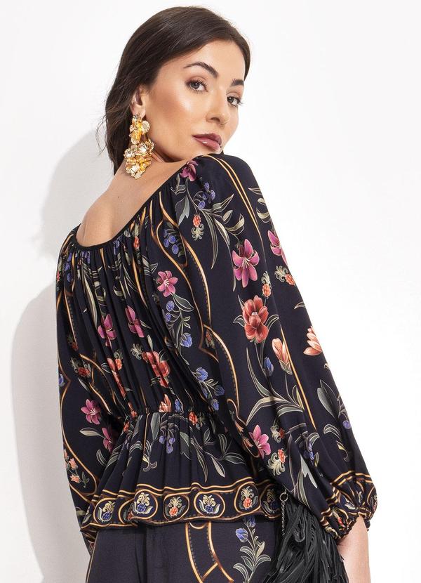 Farm - Bata Mg Floral Belle Preto 2