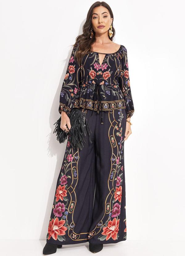 Farm - Bata Mg Floral Belle Preto 3