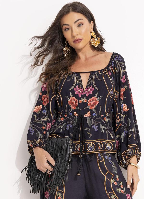 Farm - Bata Mg Floral Belle Preto 9