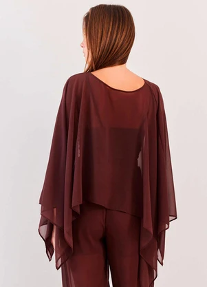Sofie - Blusa 2 em 1 com Regata e Capa Fluida Fluid Lines - SOFIE