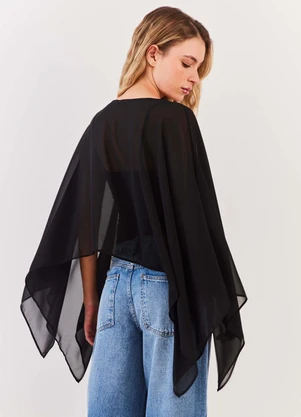 Sofie - Blusa 2 em 1 com Regata e Capa Fluida Fluid Lines - SOFIE