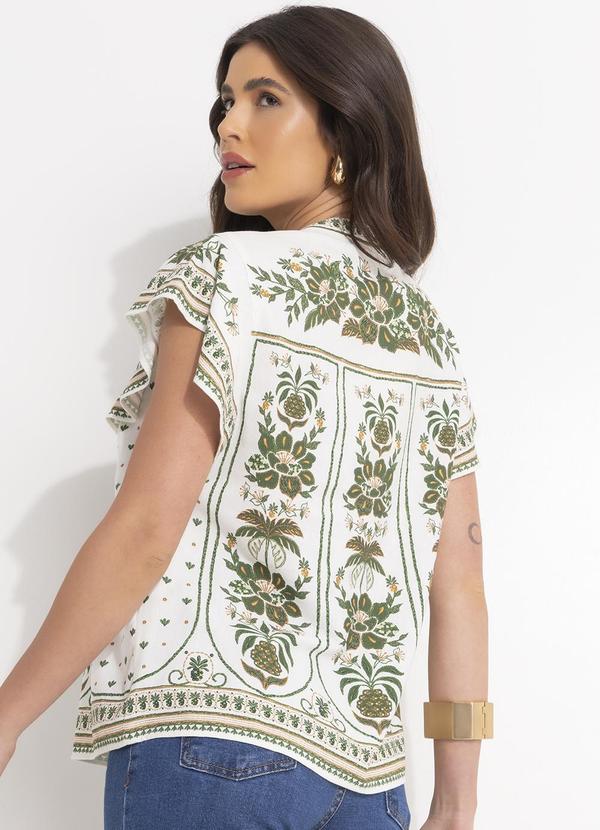 Farm - Blusa Bata Mari Off White 2