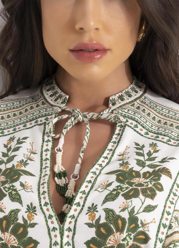 Farm - Blusa Bata Mari Off White 4