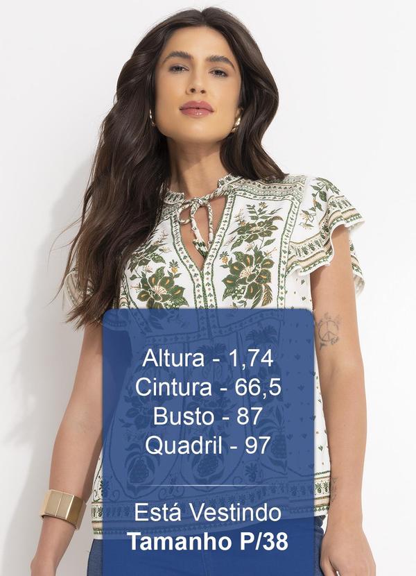 Farm - Blusa Bata Mari Off White 5