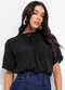 Colcci - Blusa em Viscose Preto - variação: Preto