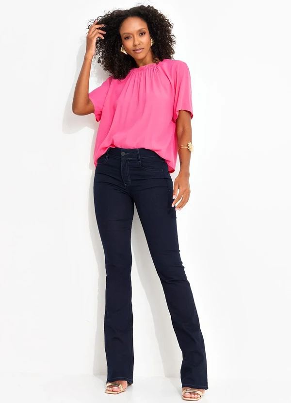 Colcci - Blusa em Viscose Rosa 3