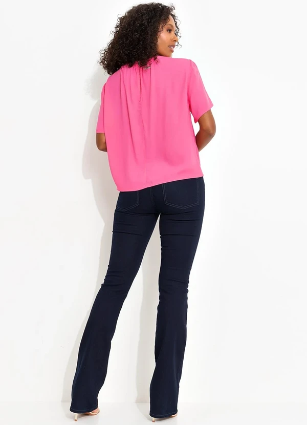Colcci - Blusa em Viscose Rosa 4