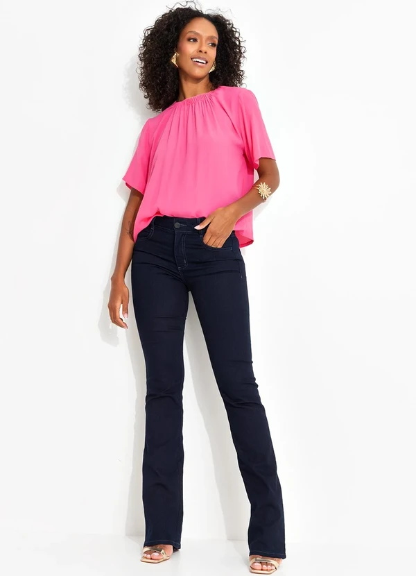 Colcci - Blusa em Viscose Rosa 6