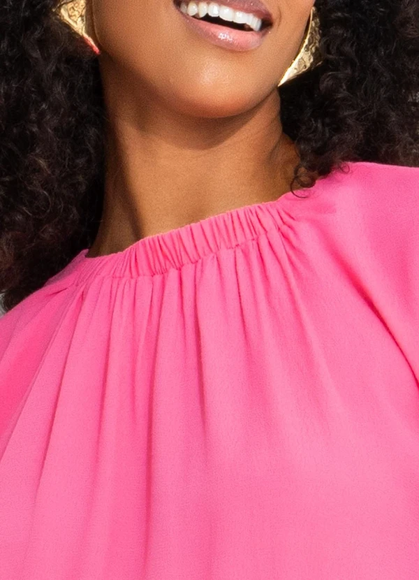 Colcci - Blusa em Viscose Rosa 7