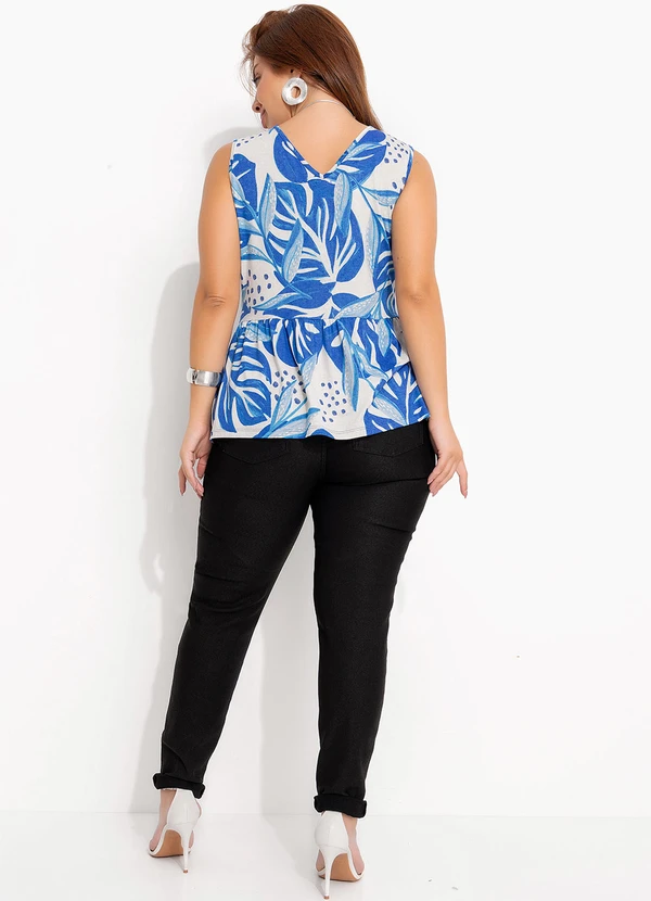 Quintess - Blusa Estampada em Malha de Viscose 12