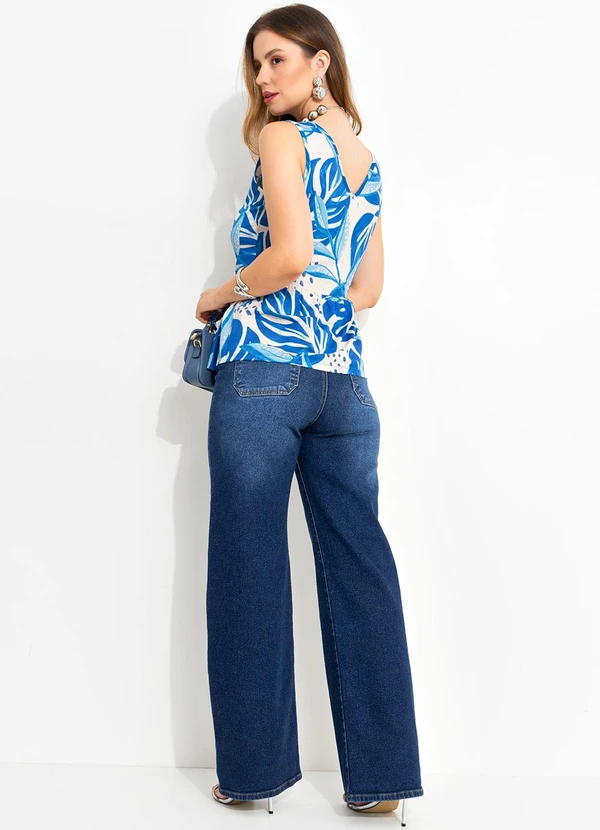 Quintess - Blusa Estampada em Malha de Viscose 4