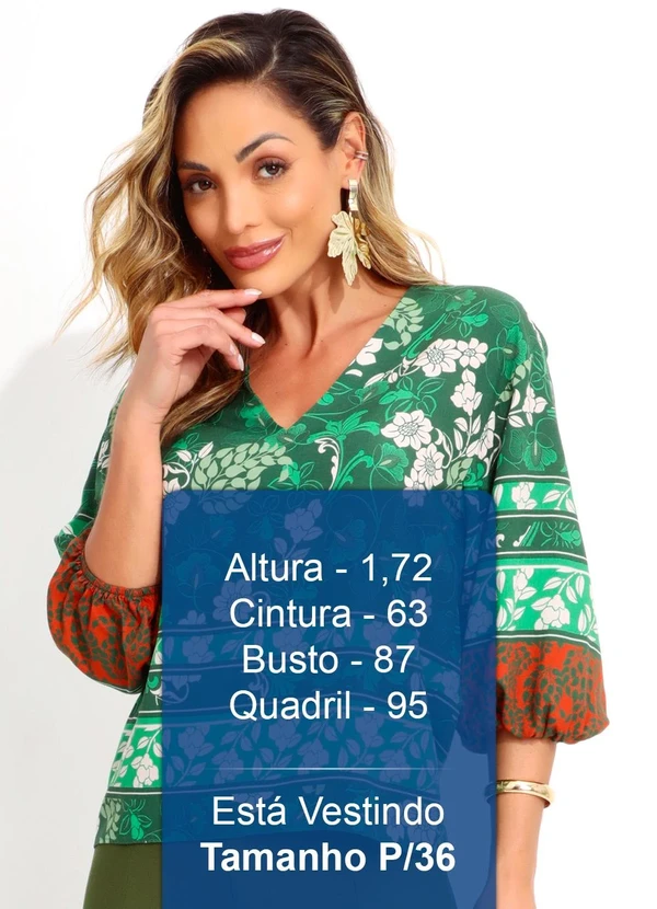 Colcci - Blusa Estampada Verde 5