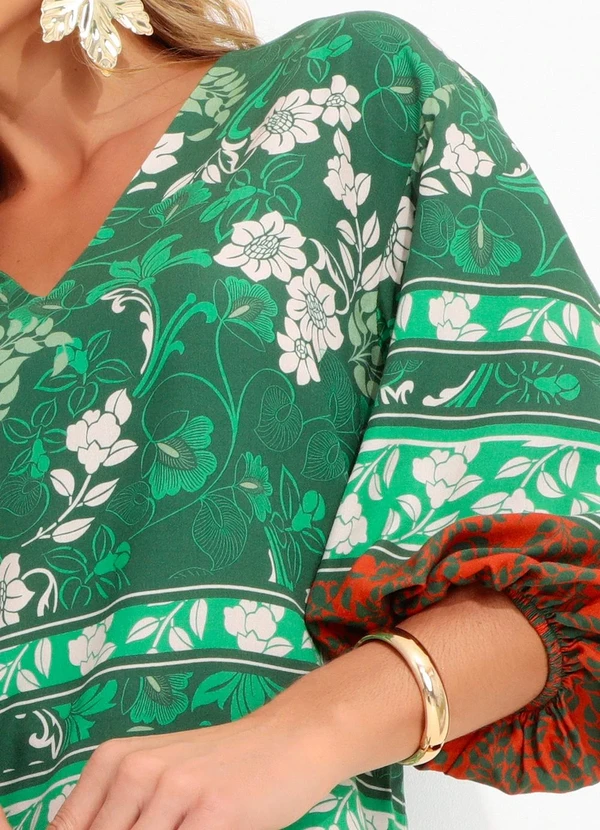 Colcci - Blusa Estampada Verde 7