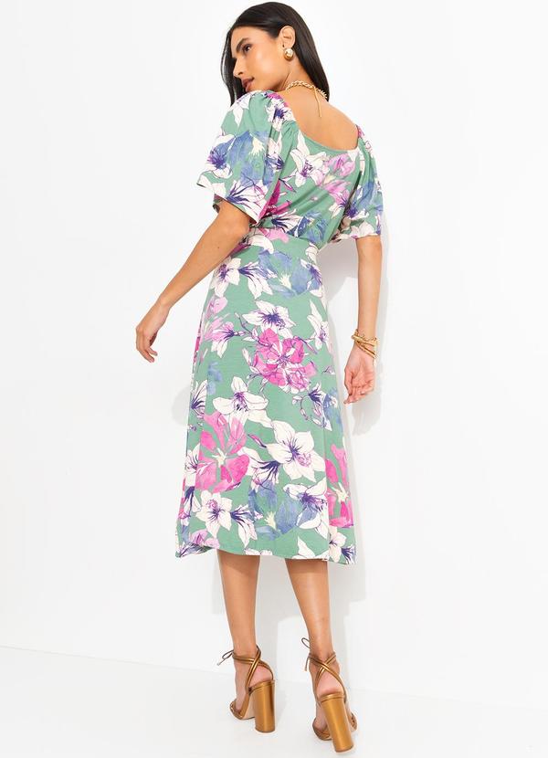 Quintess - Blusa Floral Artístico em Malha de Viscose 4