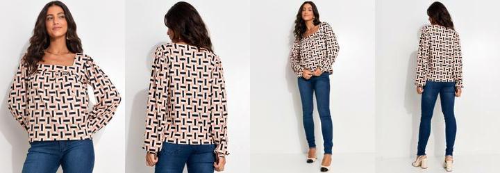Blusa Gravataria em Malha Fria