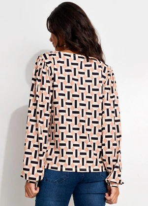 Quintess - Blusa Gravataria em Malha Fria - QUINTESS