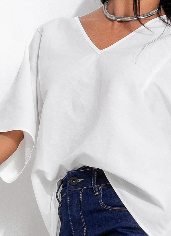 Colcci - Blusa Linho Off White 6